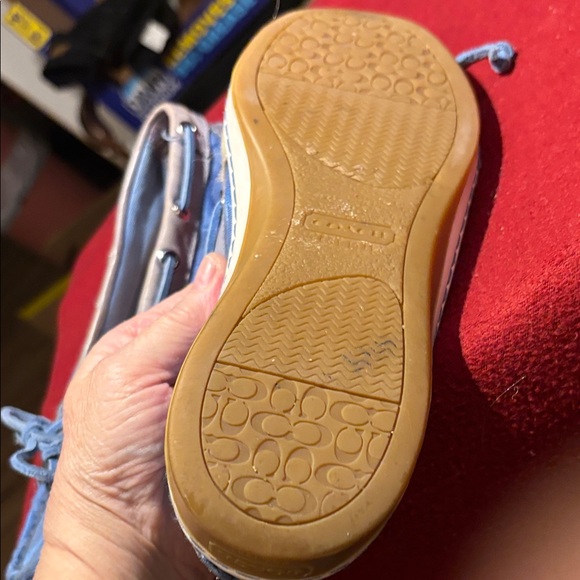 Coach Navy and Beige Casual Loafers size 9 1/2 10 , I can’t tell? - Picture 7 of 16